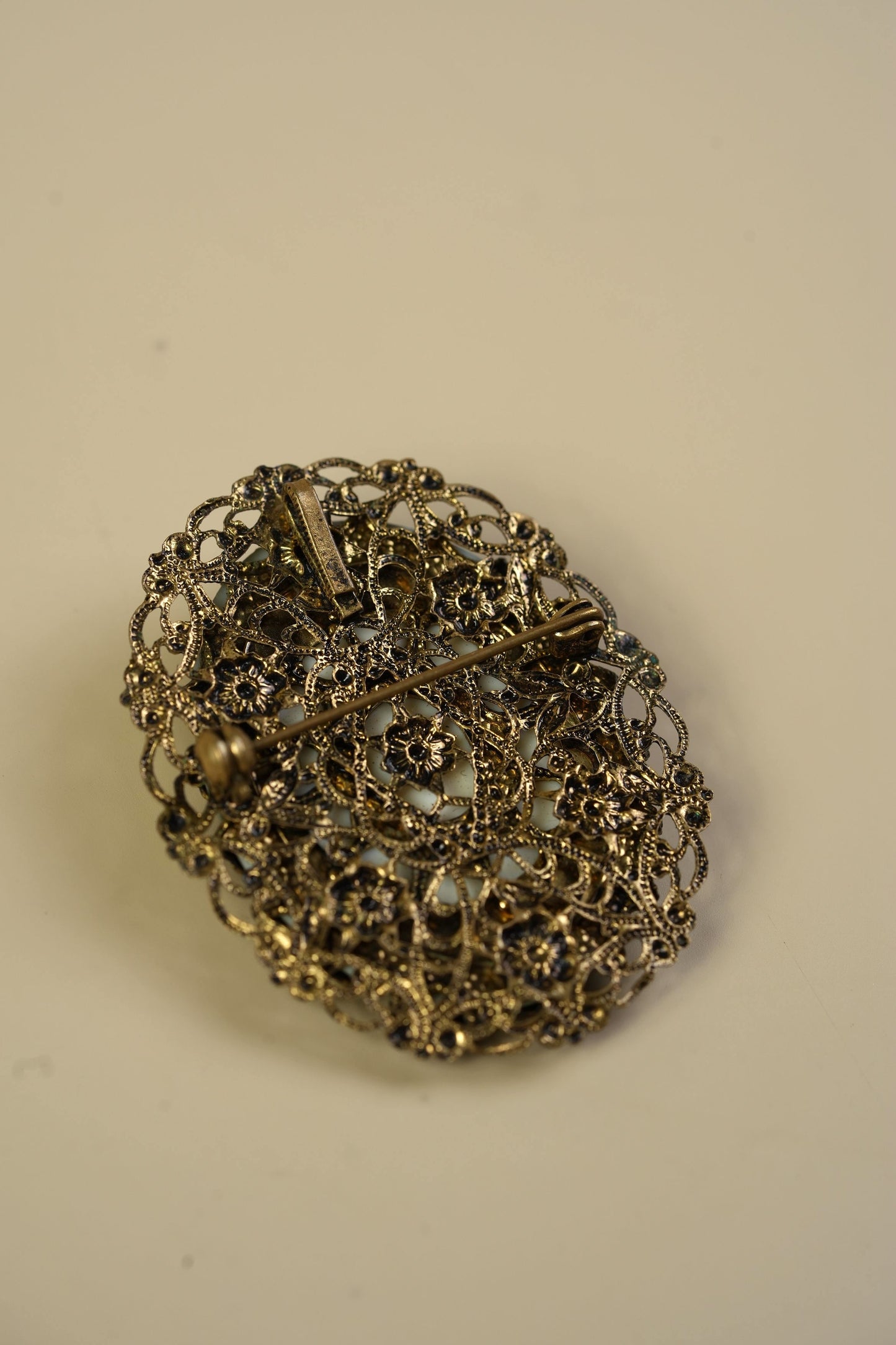 Antique Italian Cameo Brooch