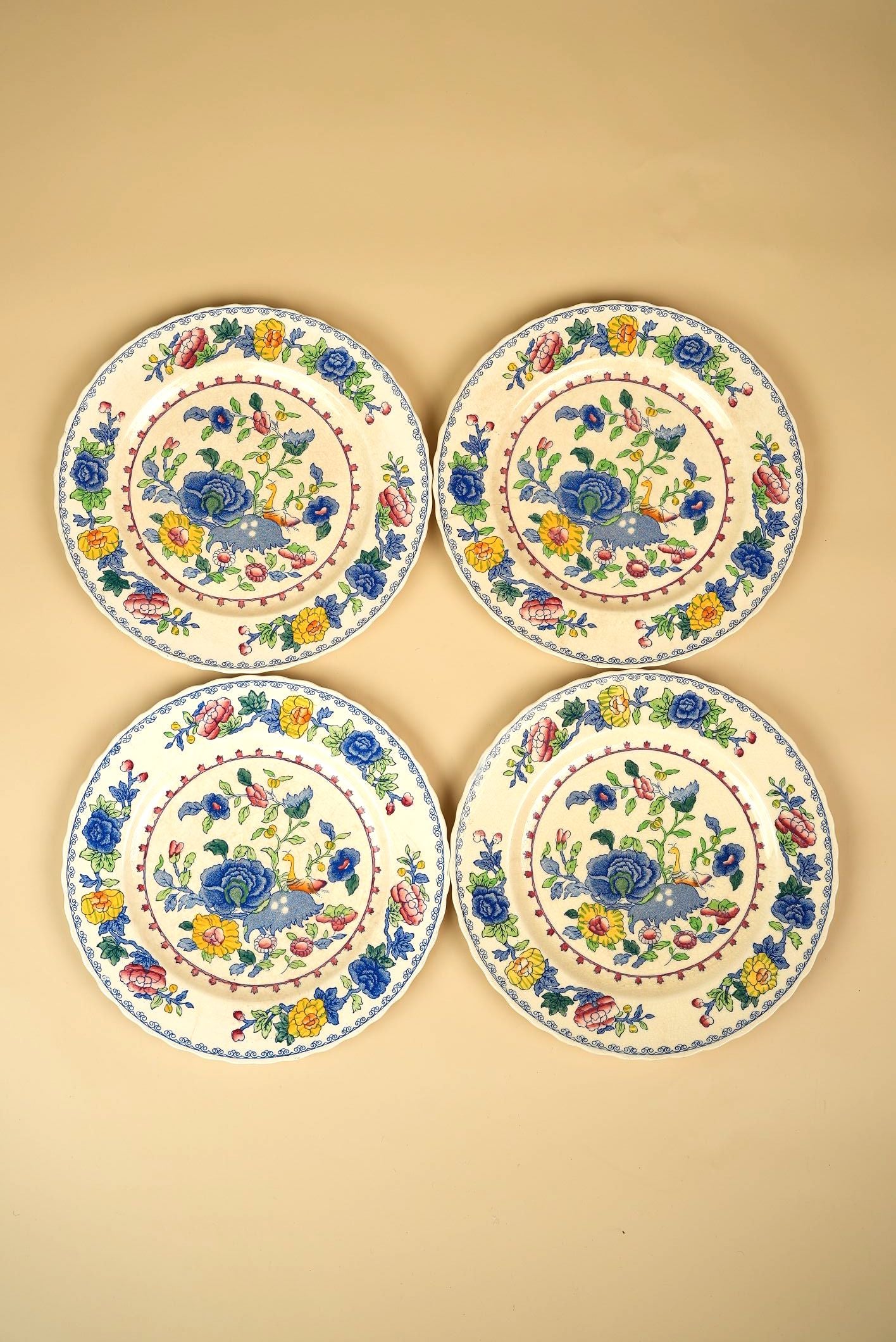 Set of 4 Mason's Regency Side Plates