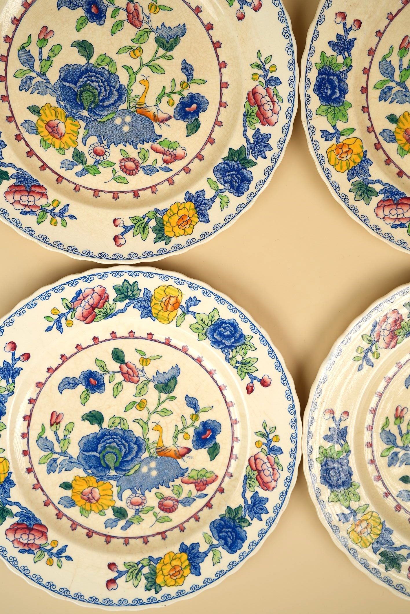 Set of 4 Mason's Regency Side Plates