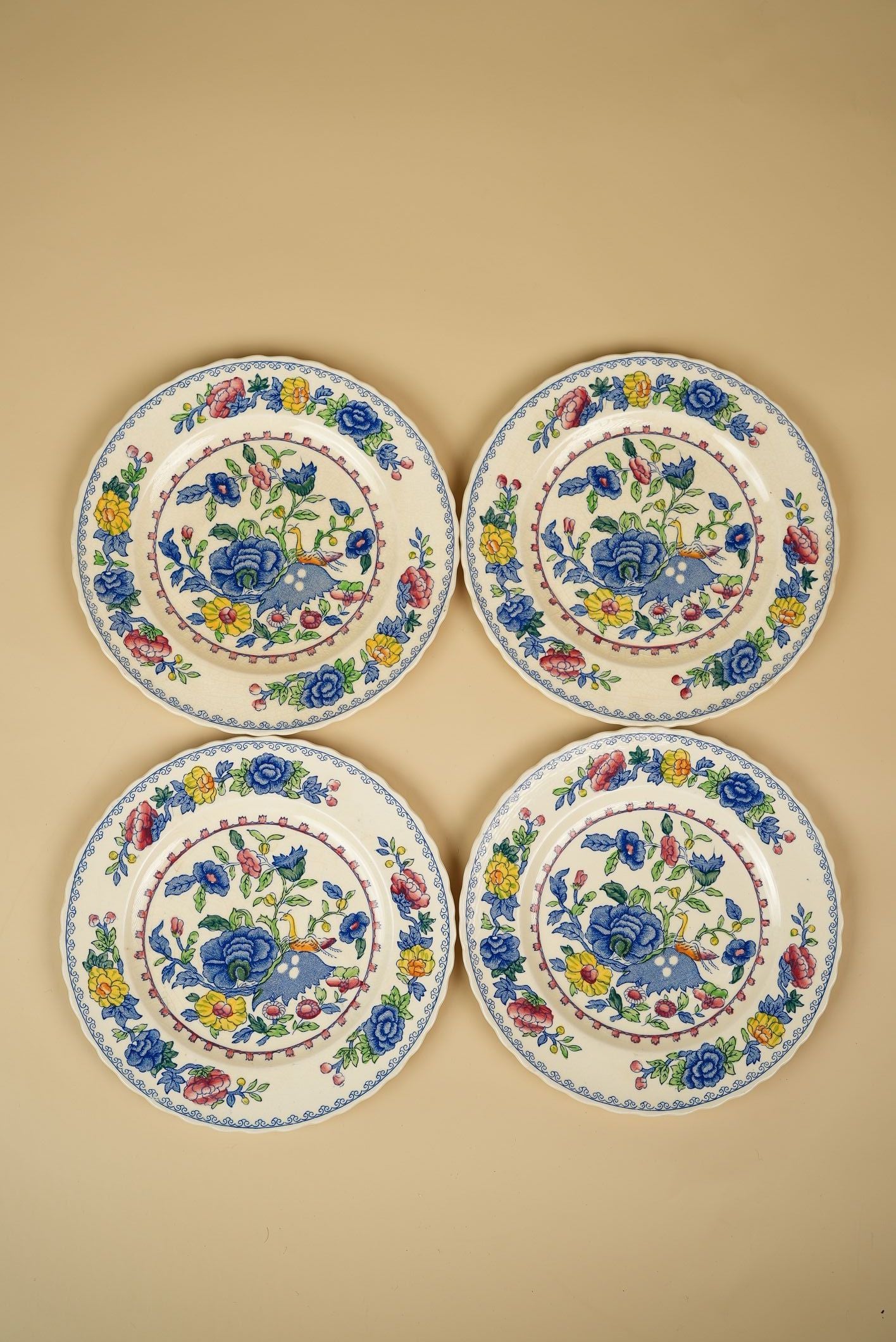 Set of 4 Mason's Regency Side Plates