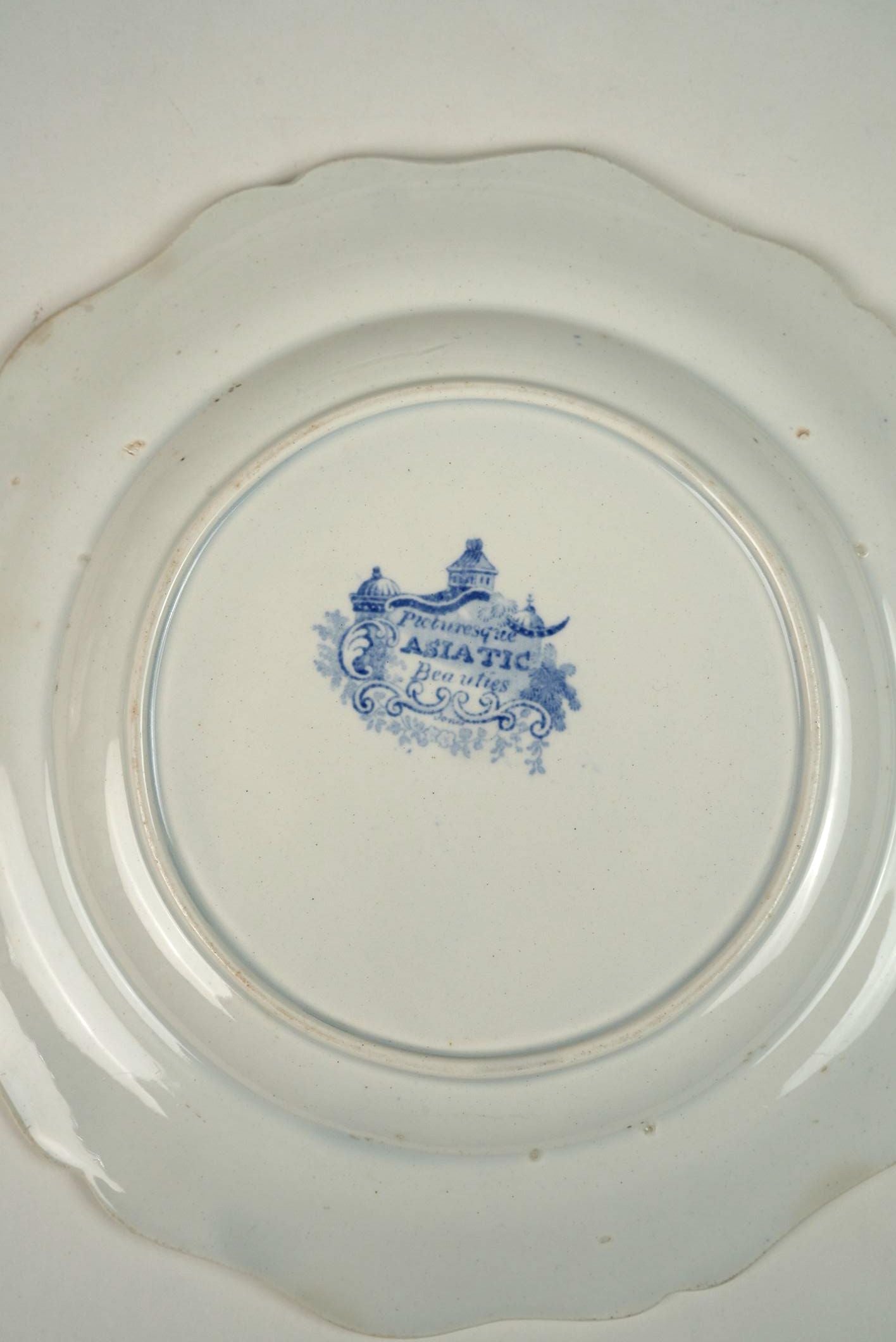 Jones 'Asiatic Beauties' Pearlware Plates, Circa 1835