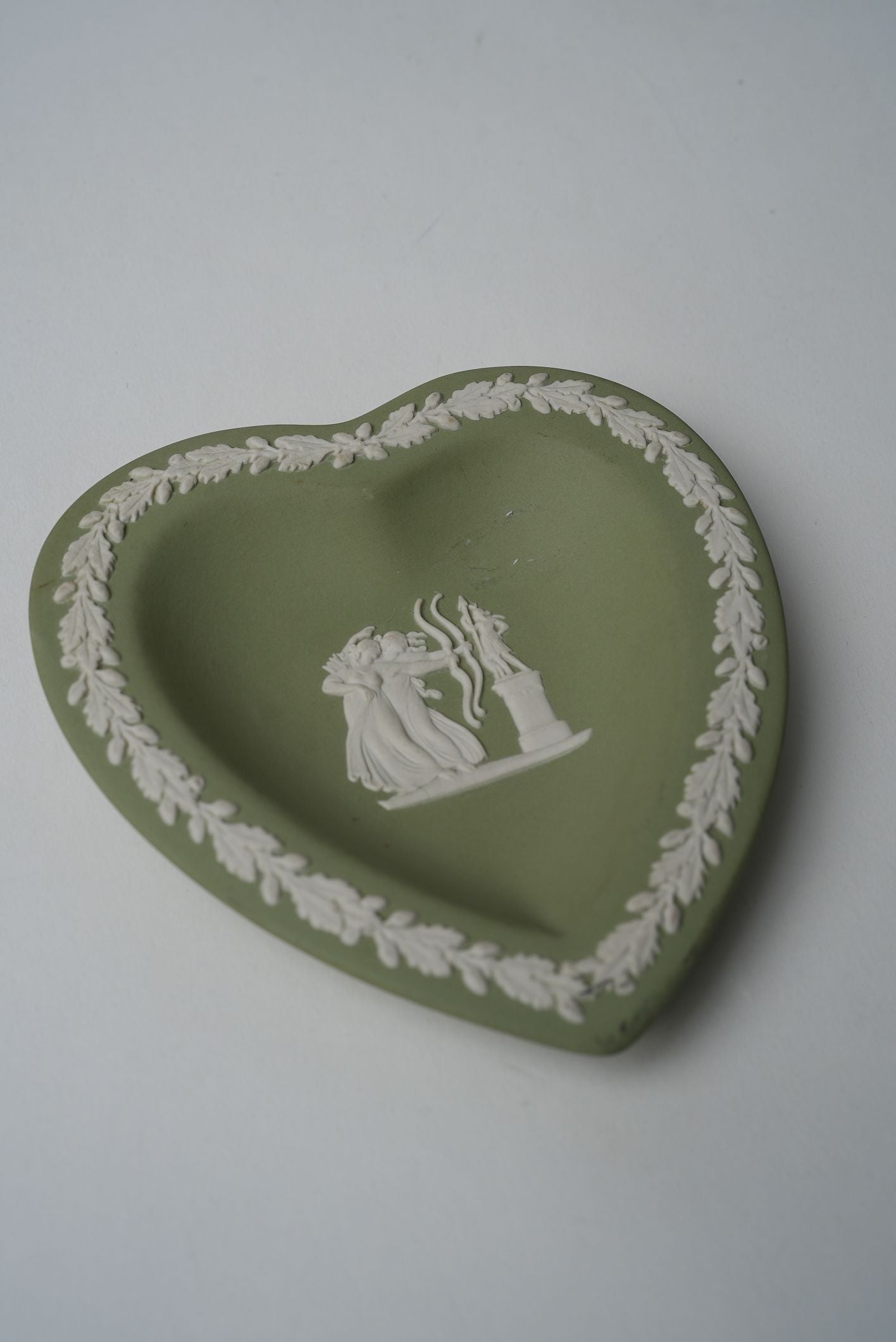 Jasperware Wedgwood Heart-Shaped Trinket Plate