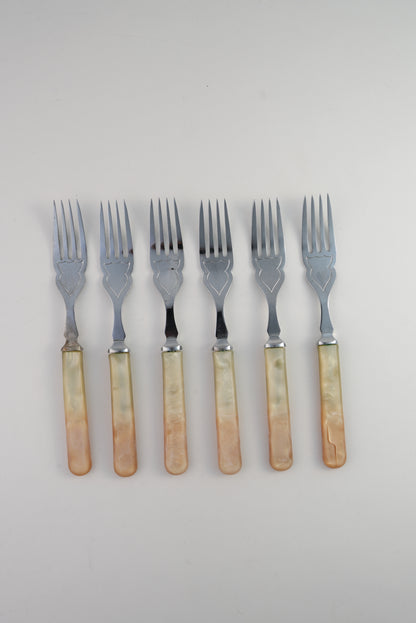Sheffield Mother-of-Pearl Forks | Set of 6