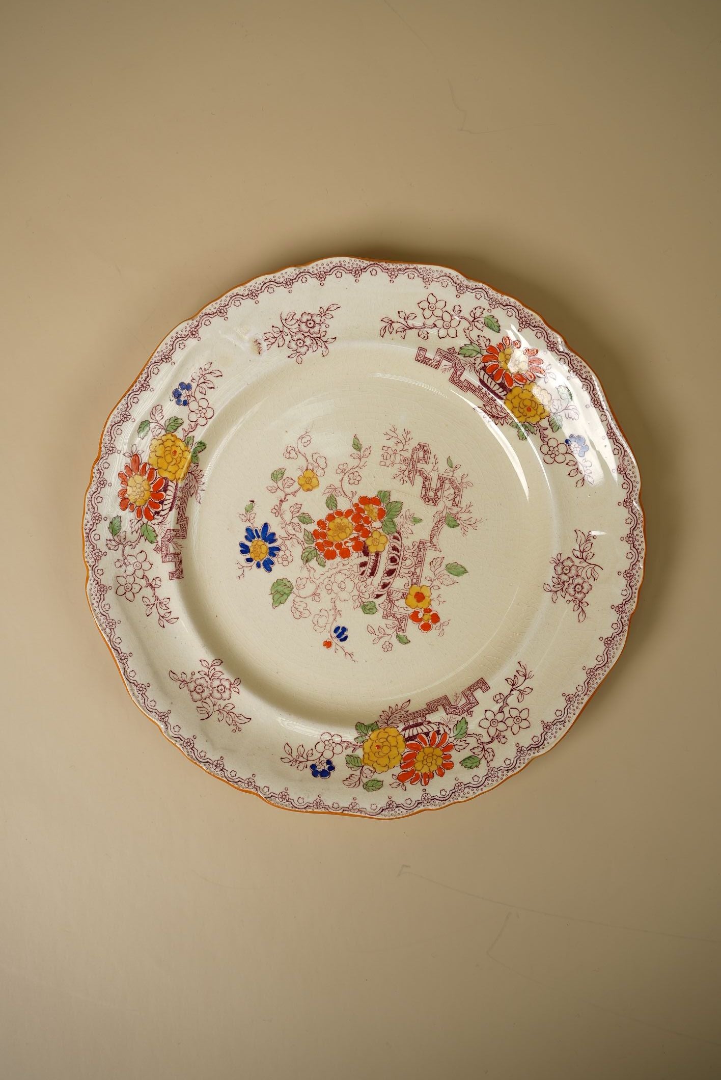 Mason's Handpainted Vintage Plates | Set of 3