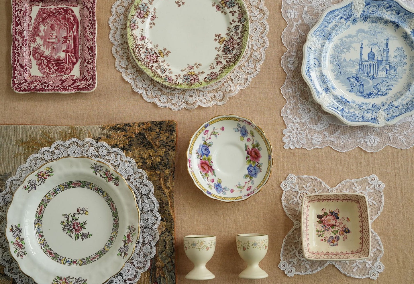 Vintage Embroidered Doily