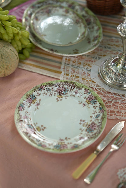 Set of 5 | Antique William Northwood “Maine” Pattern Dinner Plates
