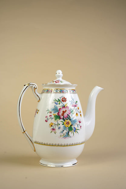 Coalport Ming Rose Coffee Pot
