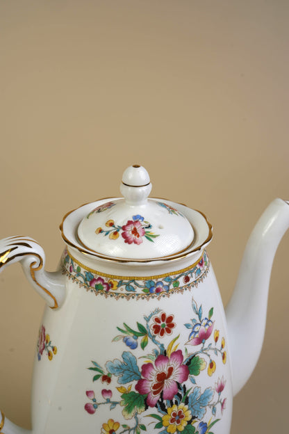 Coalport Ming Rose Coffee Pot