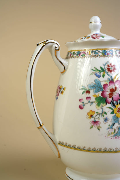 Coalport Ming Rose Coffee Pot