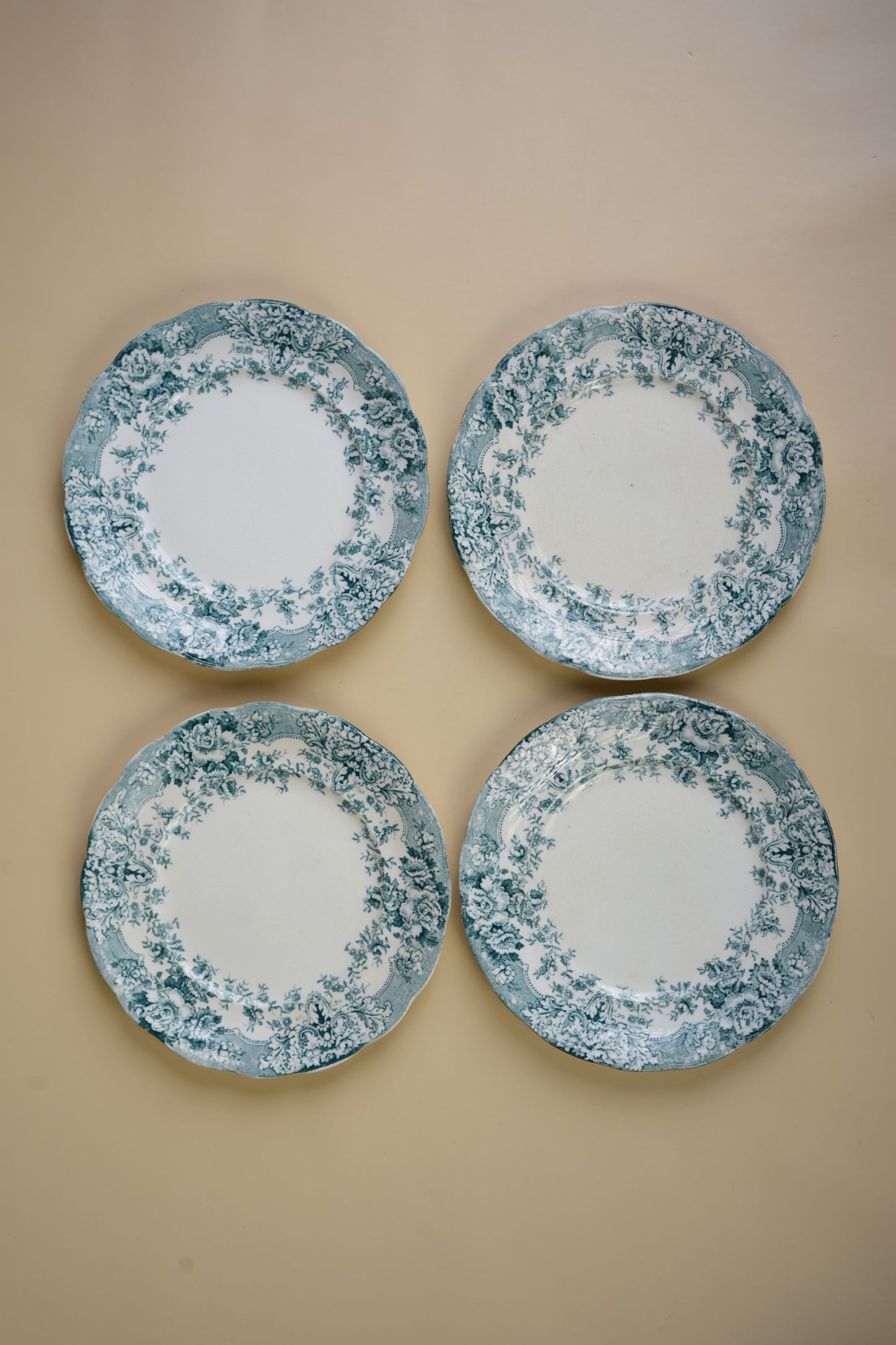 Ceramic Art Co. Crown Pottery Dinner Plates | Set of 6