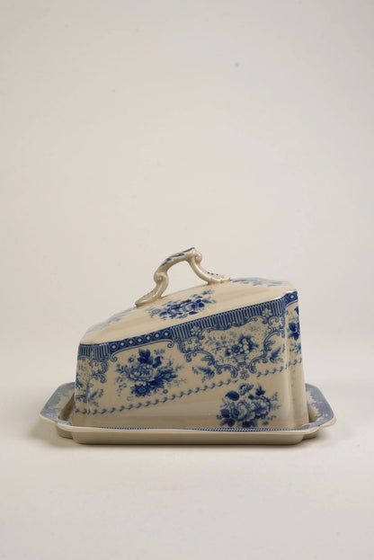 Vintage Powell Craft Floral Butter Dish