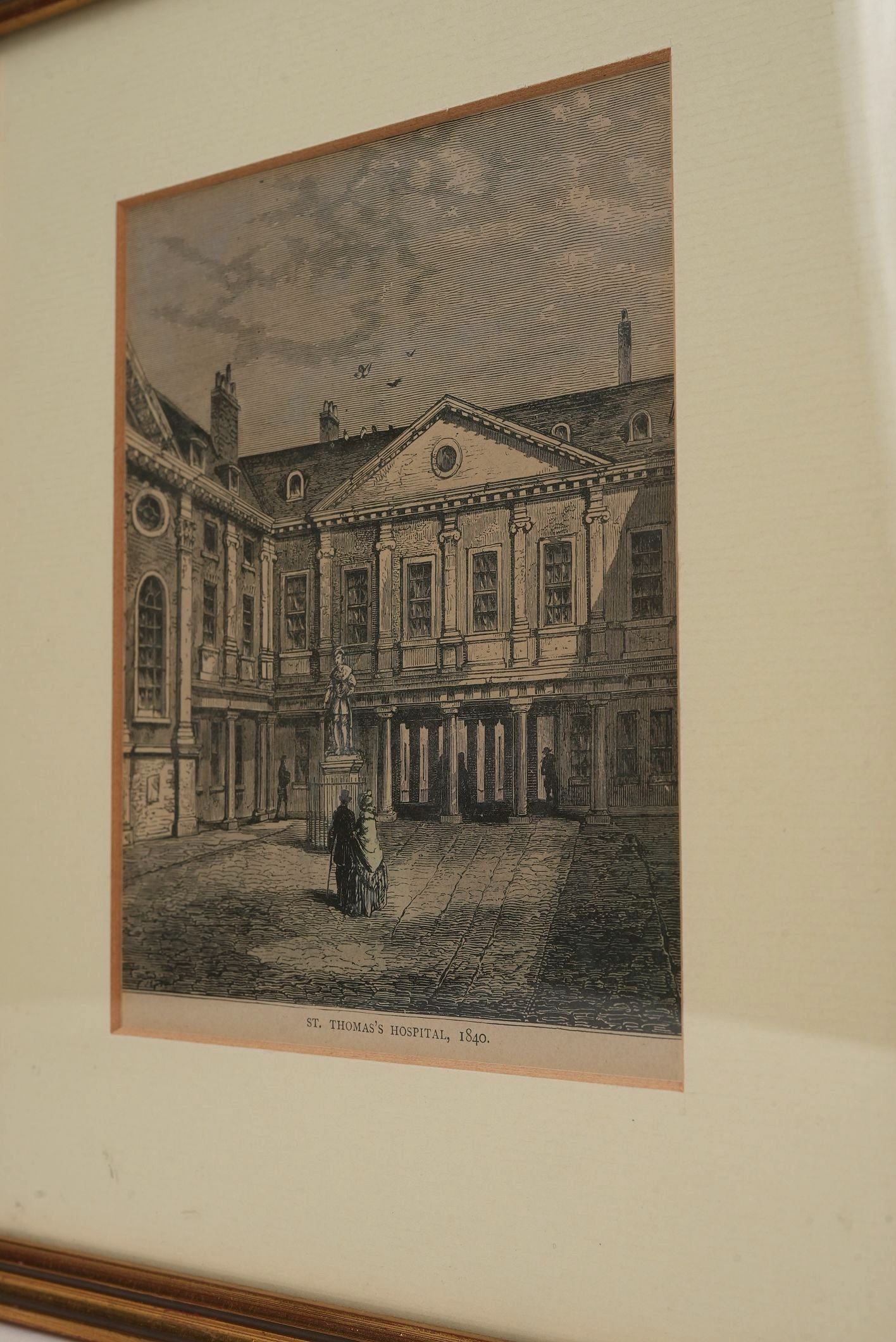 Framed Engraving of Original St Thomas’ Hospital