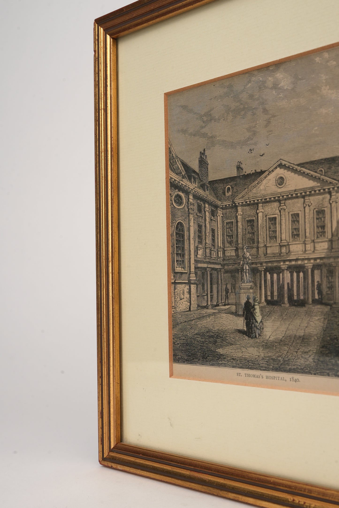 Framed Engraving of Original St Thomas’ Hospital