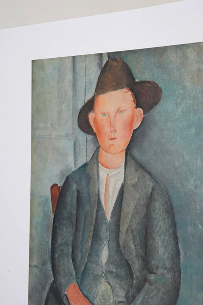 Print of The Little Peasant by Amedeo Modigliani