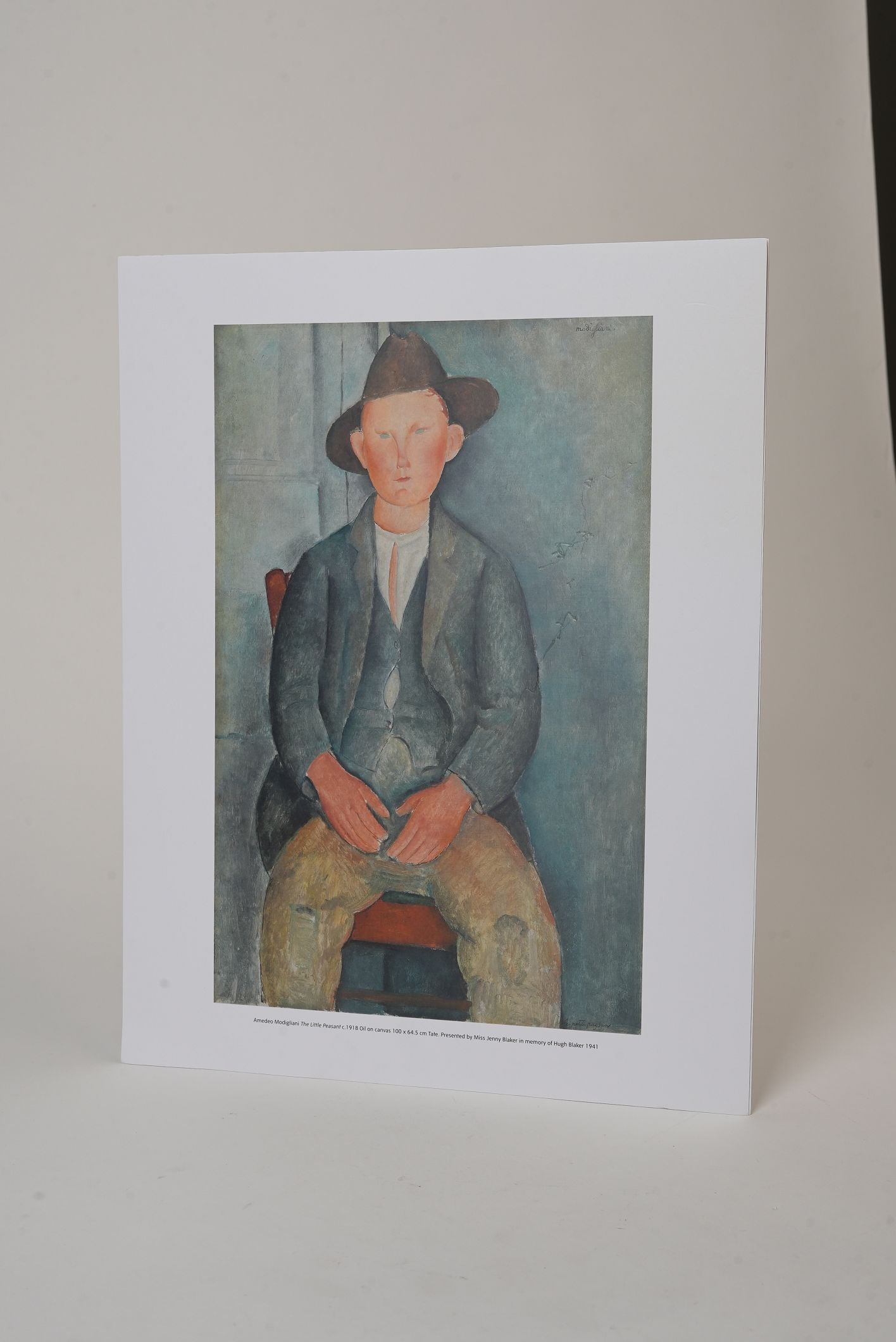 Print of The Little Peasant by Amedeo Modigliani