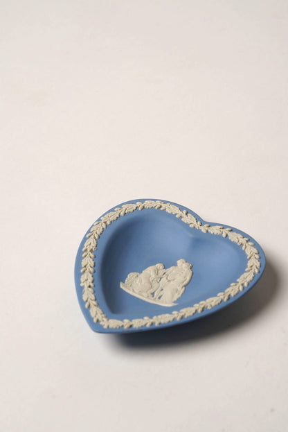 Jasperware Wedgwood Heart-Shaped Trinket Dish