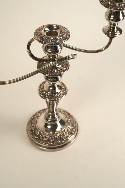 English Georgian Old Sheffield Candelabra