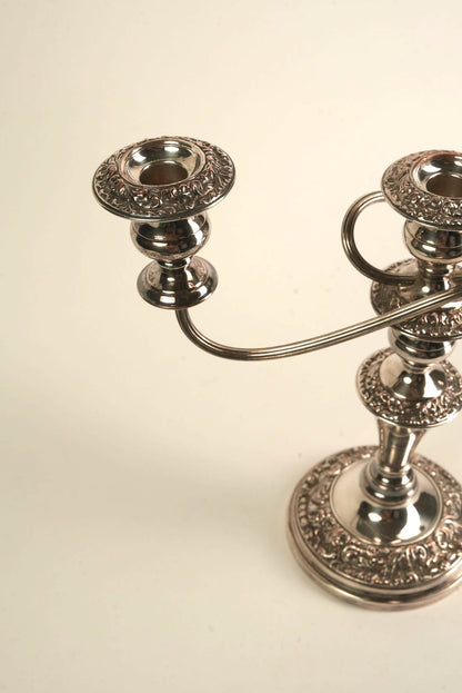English Georgian Old Sheffield Candelabra