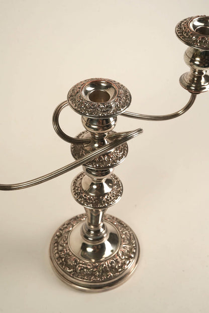 English Georgian Old Sheffield Candelabra