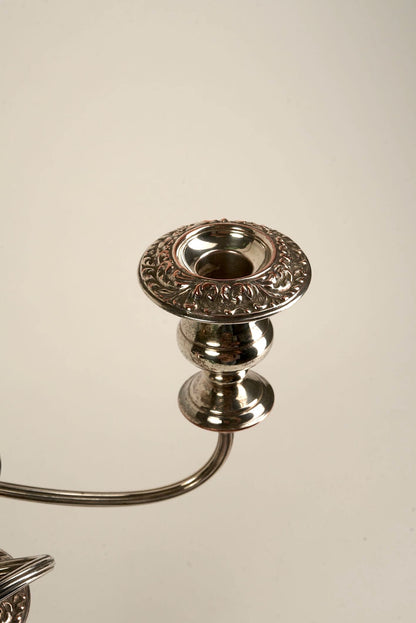 English Georgian Old Sheffield Candelabra