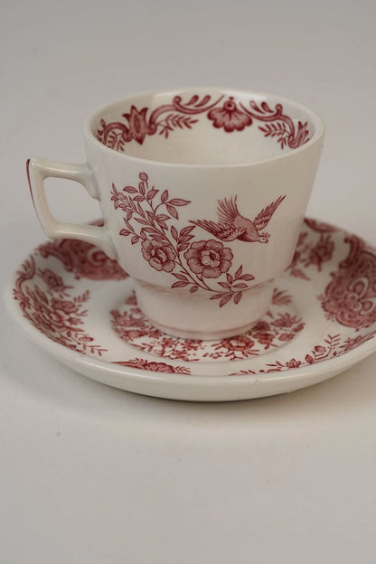 Vintage Espresso Cup & Saucer | Set Of 2