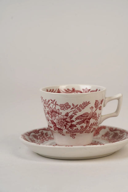 Vintage Espresso Cup & Saucer | Set Of 2