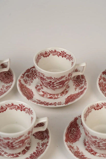 Vintage Espresso Cup & Saucer | Set Of 2