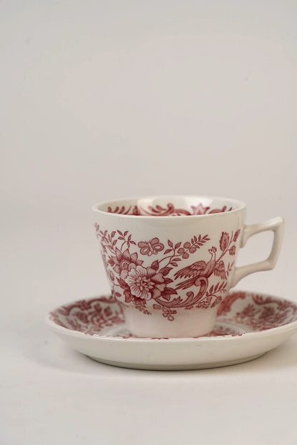 Vintage Espresso Cup & Saucer | Set Of 2