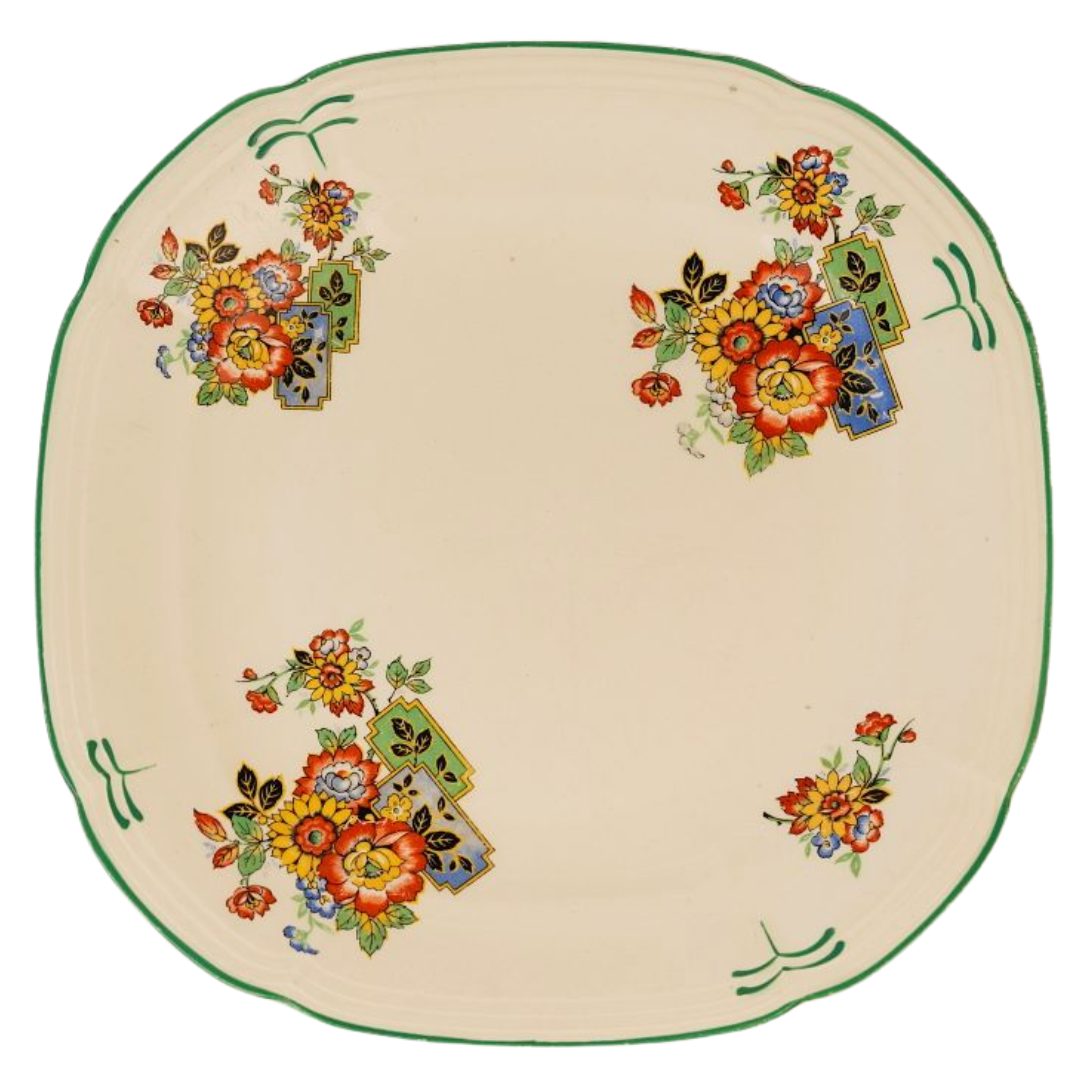 Floral Vintage Serving Plate