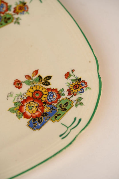 Floral Vintage Serving Plate