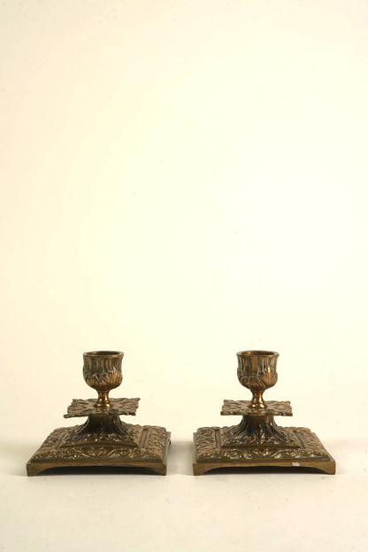 Neoclassical Style Candle Holders | Set of 2
