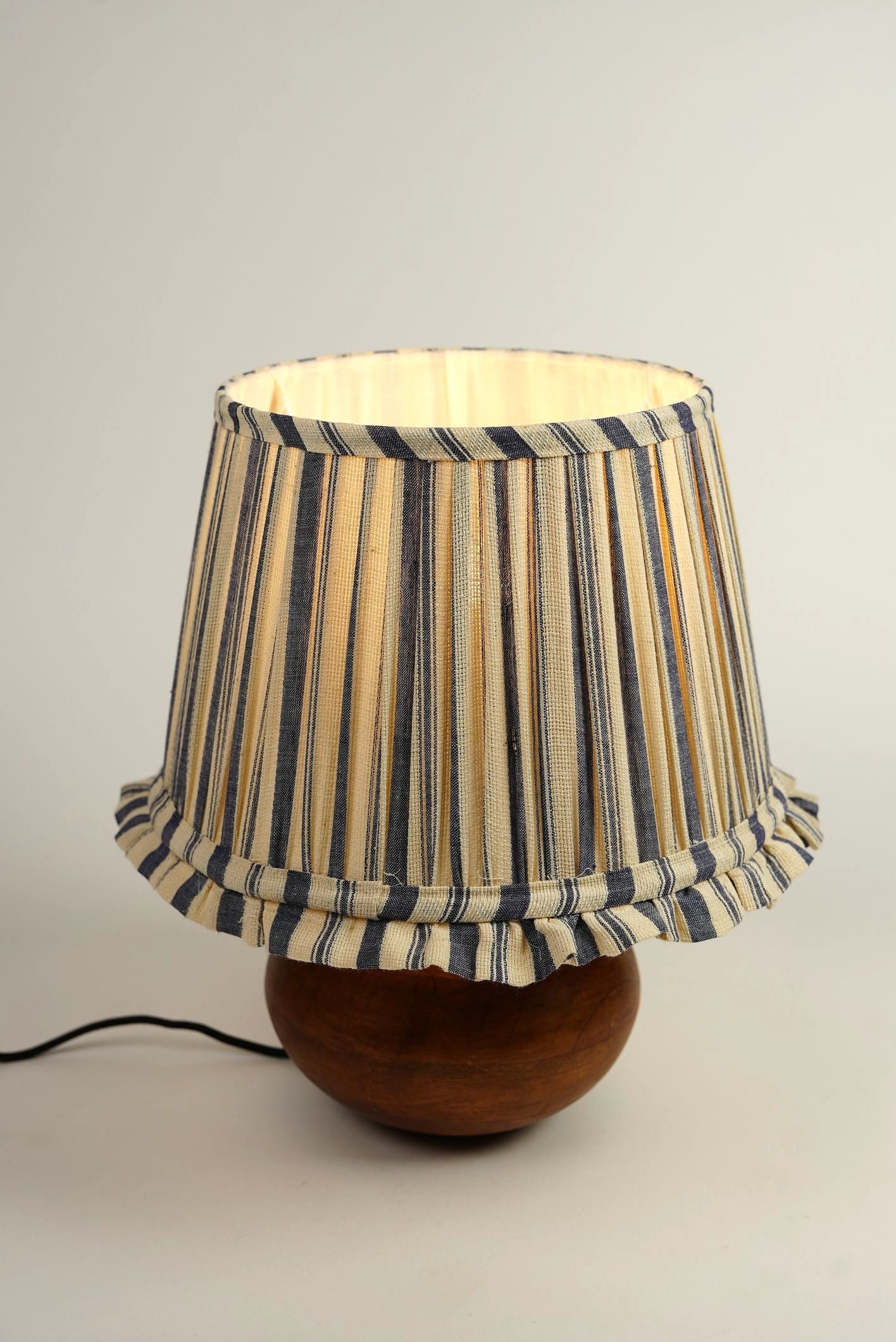 Stripe & Frill Lampshade