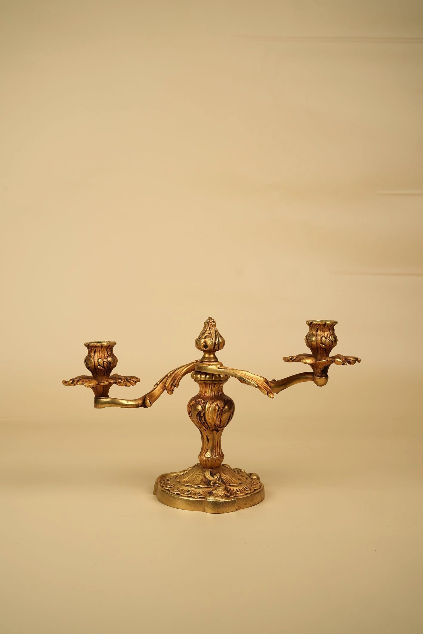Gilded French Candle Stands