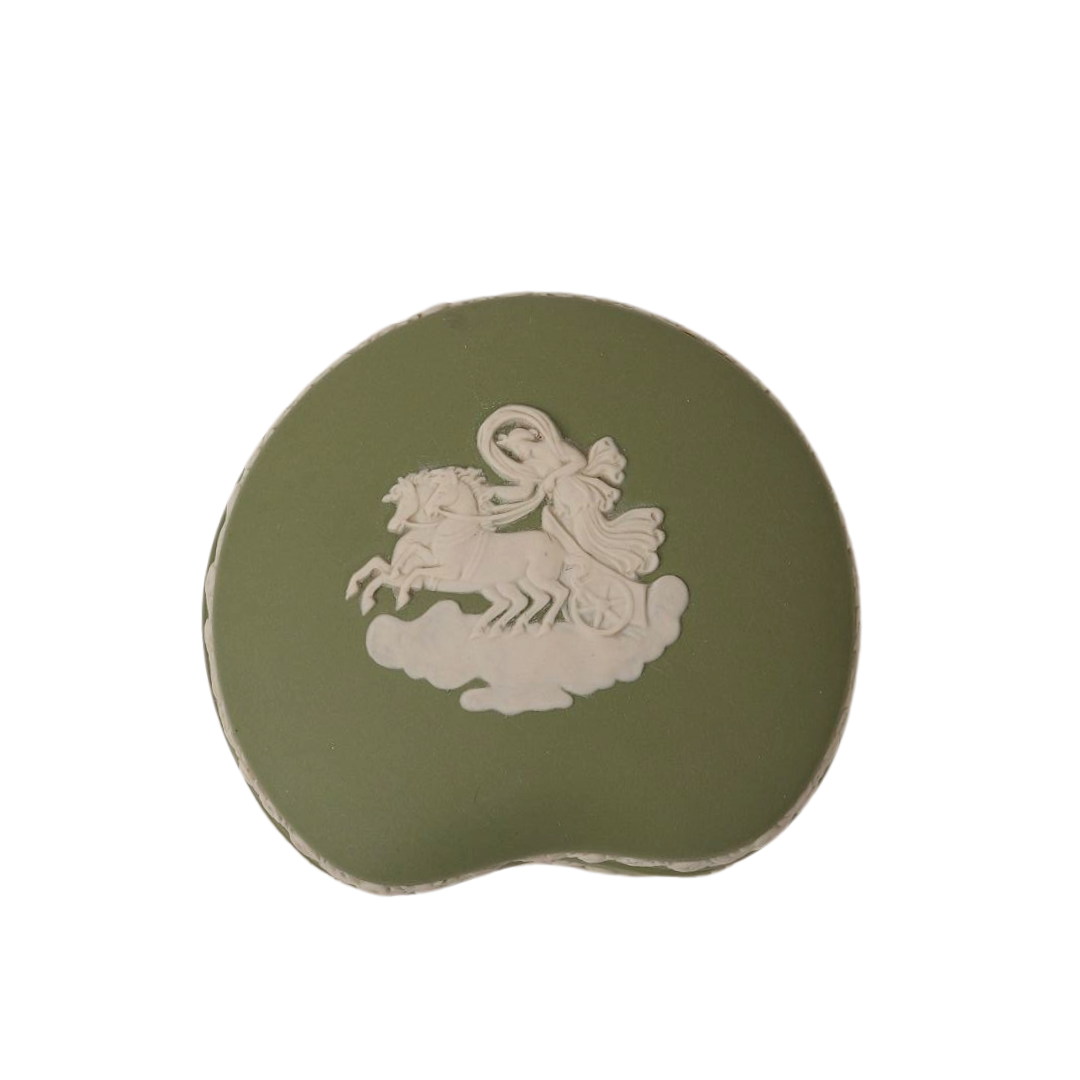Green Vintage Wedgwood Trinket Box