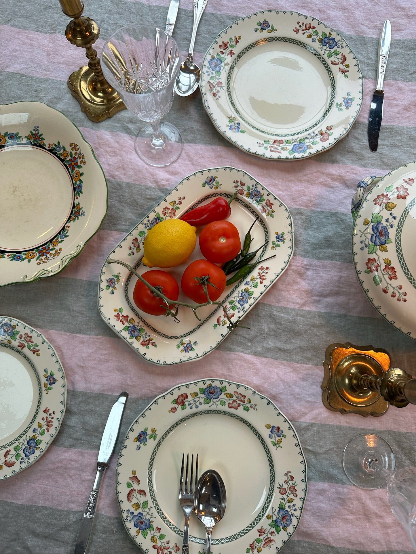 Vintage Copeland Spode 'Royal Jasmine' Platter