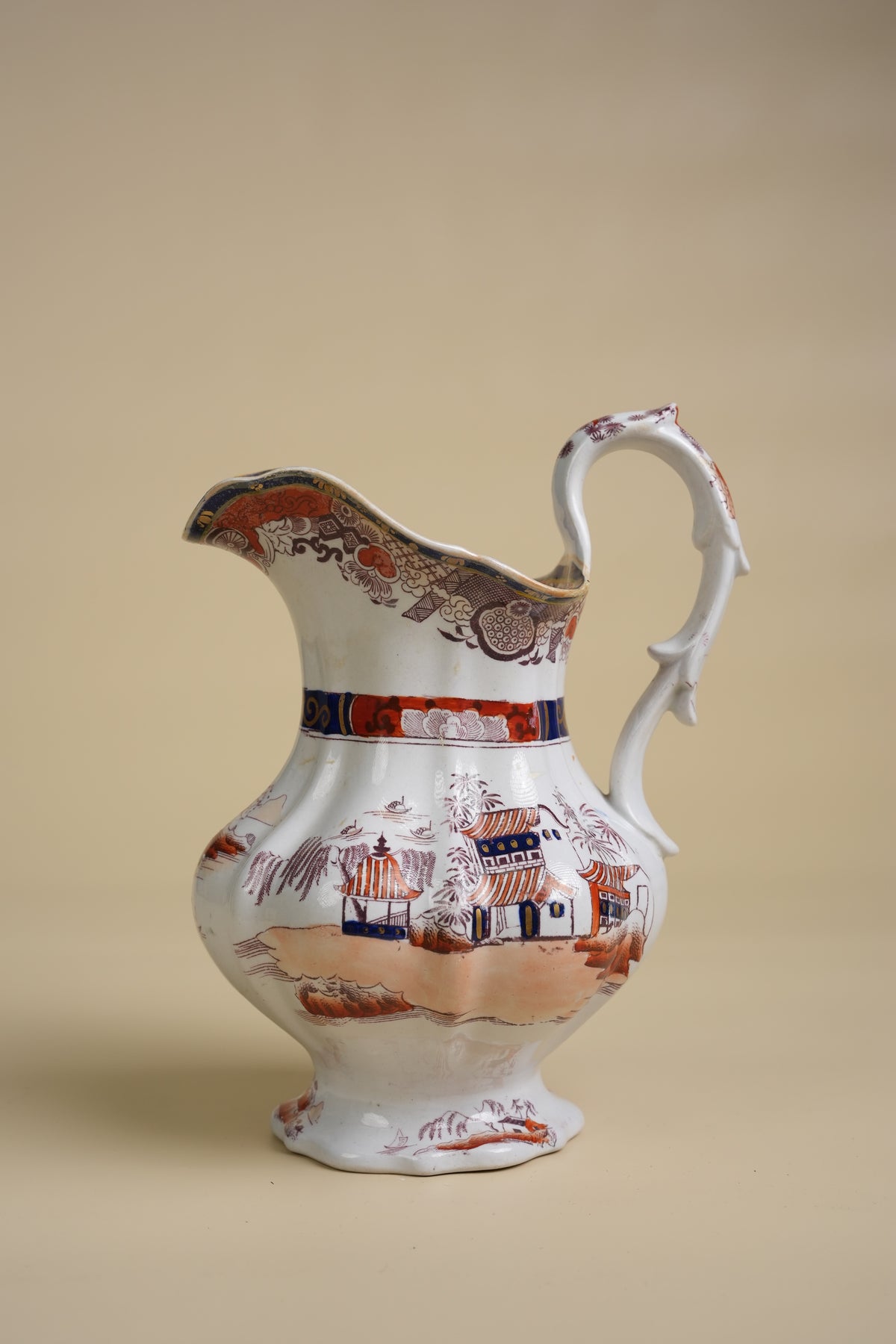 Imari-Style Mason's Ironstone Jug
