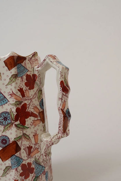 Rare Vintage Imari-style Porcelain Pitcher