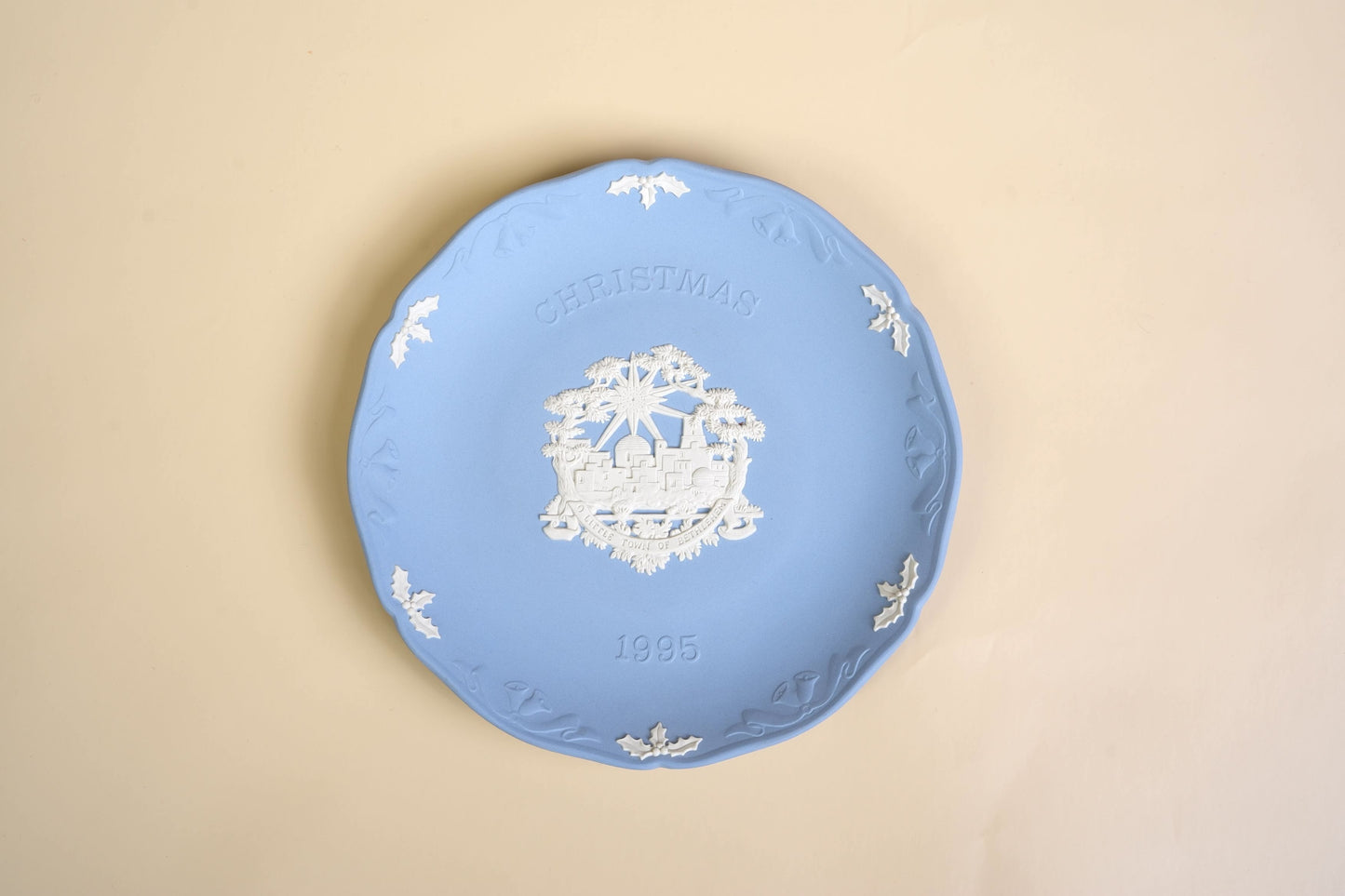 Jasperware Wedgwood Christmas Plate