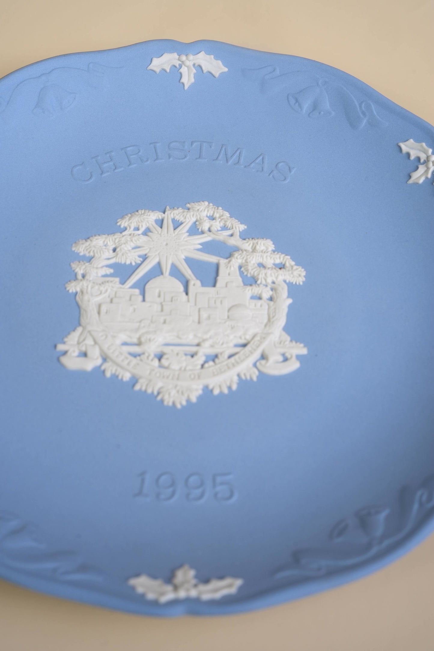 Jasperware Wedgwood Christmas Plate