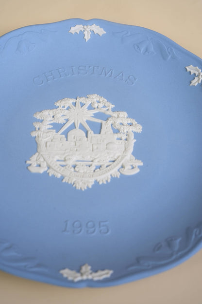 Jasperware Wedgwood Christmas Plate