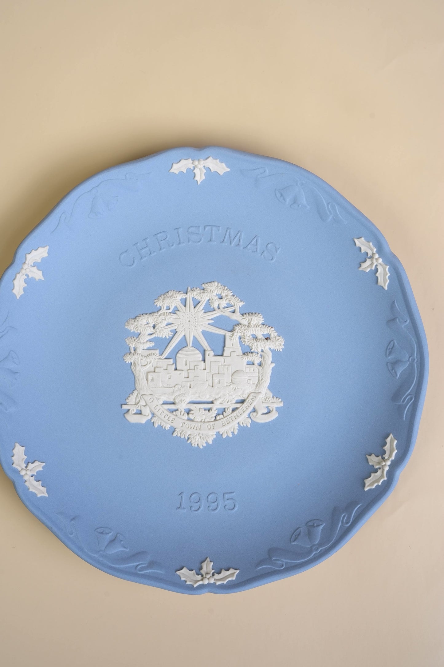 Jasperware Wedgwood Christmas Plate
