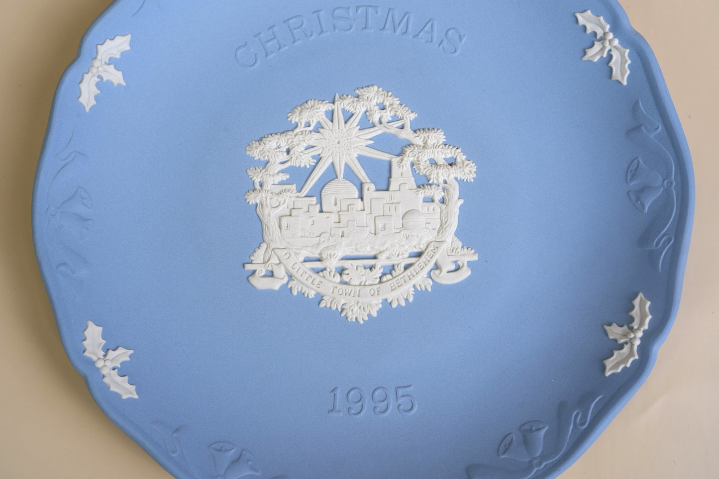 Jasperware Wedgwood Christmas Plate