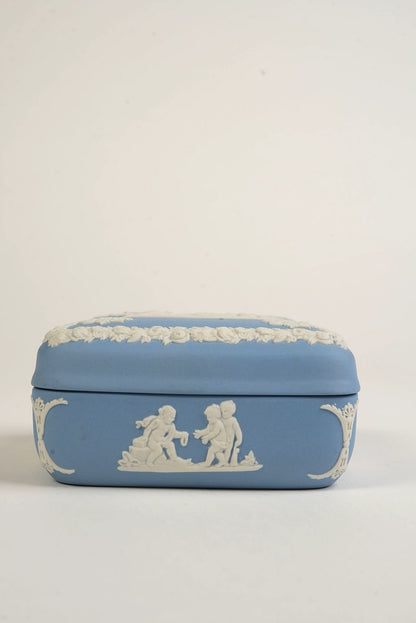 Jasperware Wedgwood Trinket Box