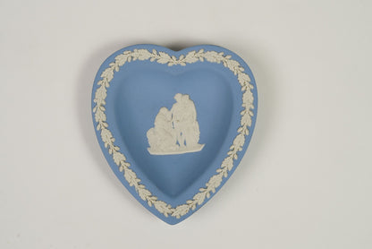 Jasperware Wedgwood Heart-Shaped Trinket Dish