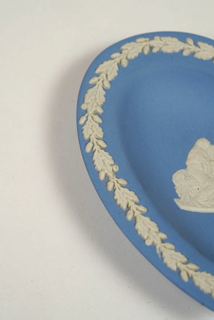 Jasperware Wedgwood Heart-Shaped Trinket Dish