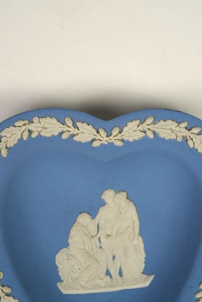 Jasperware Wedgwood Heart-Shaped Trinket Dish