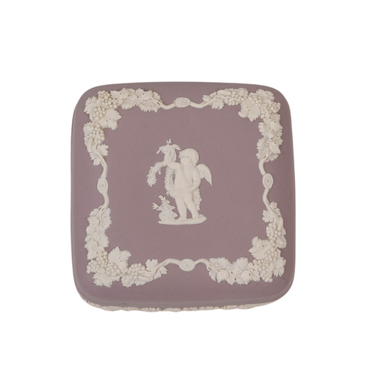 Lilac Vintage Wedgwood Trinket Box