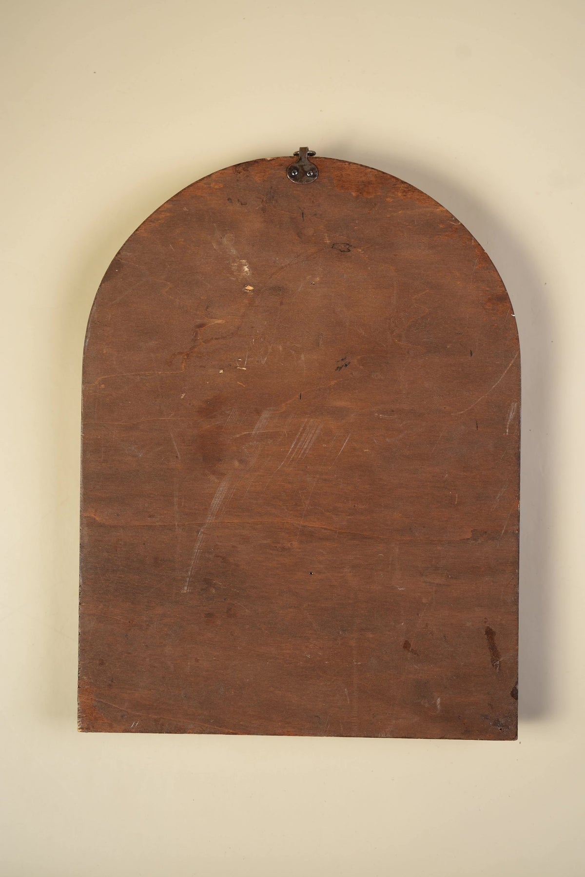 Mother Mary Wooden Plaque — 'Madonna and Child'