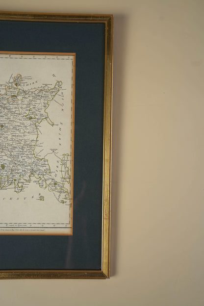 Antique Map of Worcestershire by John Cary, 1787