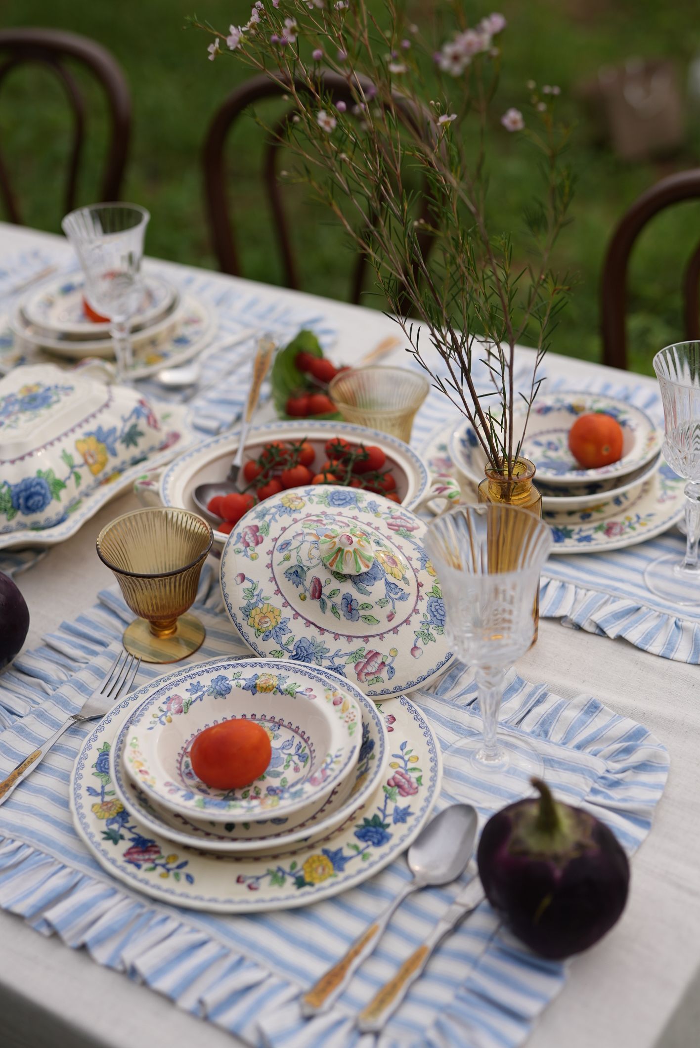 Antique Mason's Regency Dinner Set